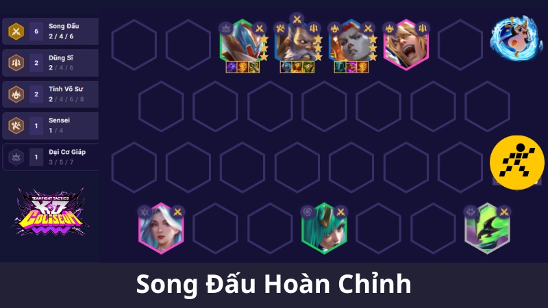Cách chơi đội hình Song Đấu ĐTCL Mùa 15 cuối Game