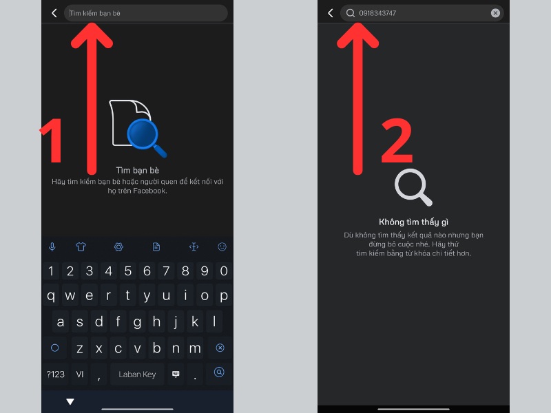 Nếu không có kết quả sẽ hiển thị như hình Nếu không có kết quả sẽ hiển thị như hình