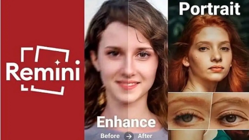 Remini - AI n&acirc;ng cao chất lượng ảnh cũ, ảnh mờ