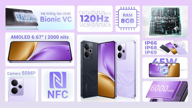 realme 14T 5G 8GB/256GB