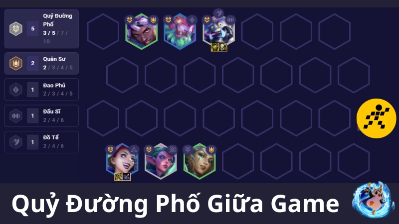 C&aacute;ch chơi đội h&igrave;nh Quỷ Đường Phố ĐTCL M&ugrave;a 14 Giữa Game