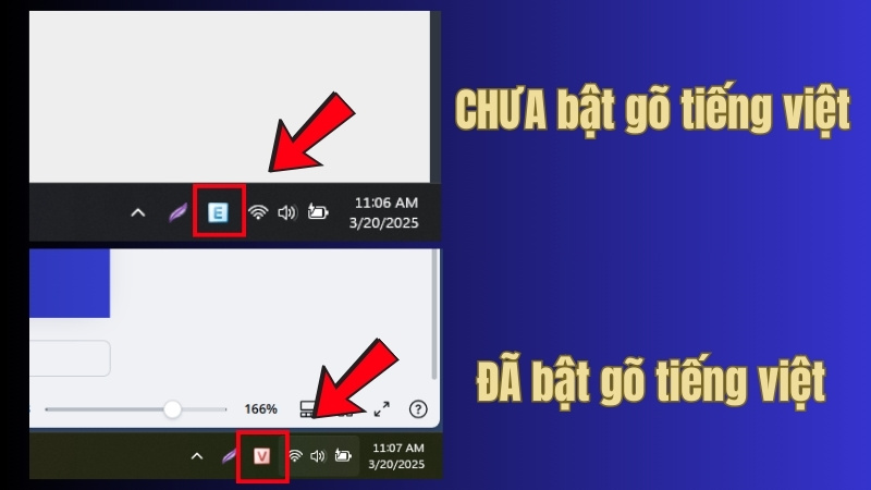Chưa bật tr&igrave;nh g&otilde; tiếng việt