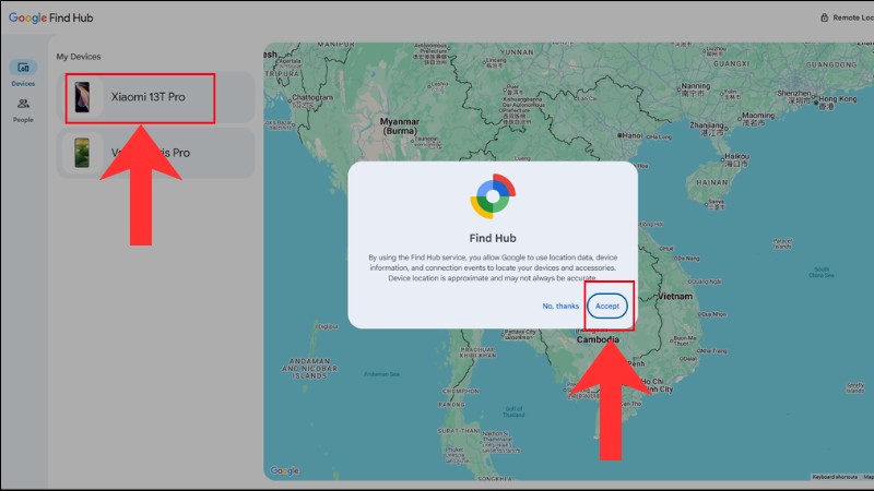 Đợi thiết bị kết nối khoảng 20 gi&acirc;y