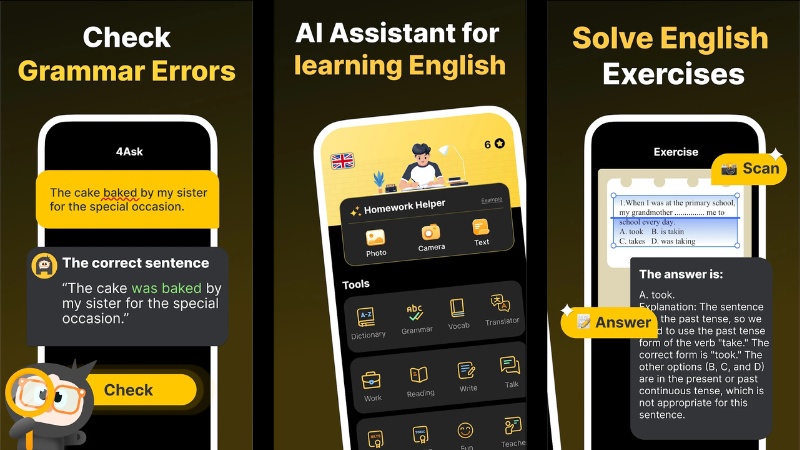 4Ask - English AI Assistant