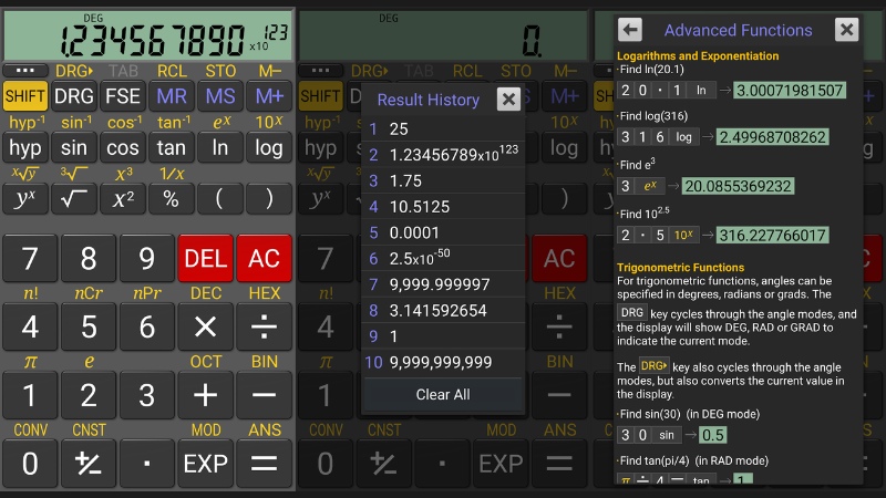 RealCalc Scientific Calculator 