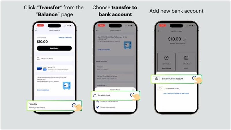 Nạp tiền v&agrave;o Paypal th&ocirc;ng qua ng&acirc;n h&agrave;ng (Chuyễn khoản Online)