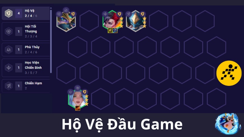 C&aacute;ch chơi đội h&igrave;nh Hộ Vệ ĐTCL M&ugrave;a 15 Đầu Game