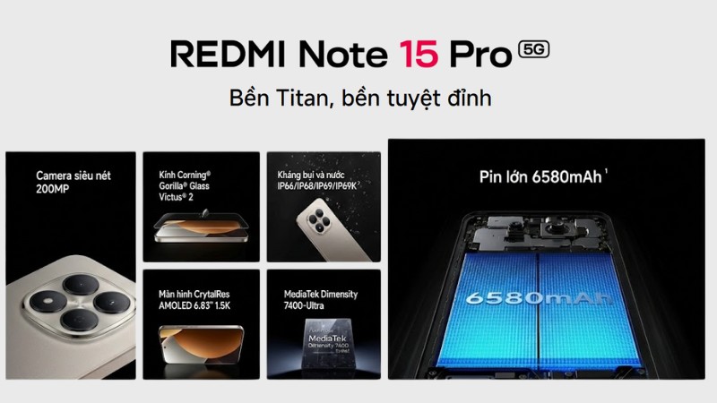 Xiaomi Redmi Note 15 Pro 5G 