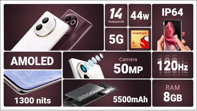 Điện thoại vivo V30e 5G