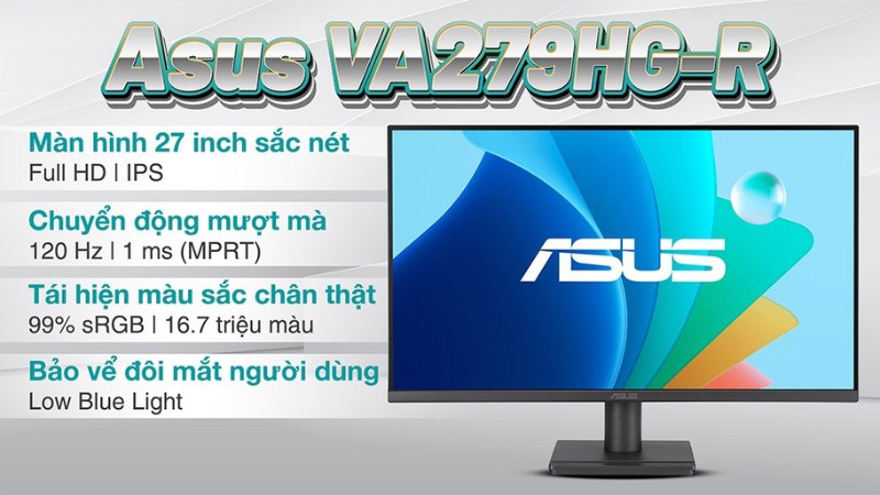M&agrave;n h&igrave;nh Asus VA279HG-R 27 inch&nbsp;