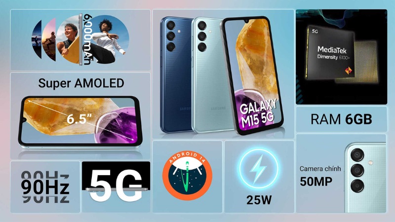 Samsung Galaxy M15 5G 6GB/128GB