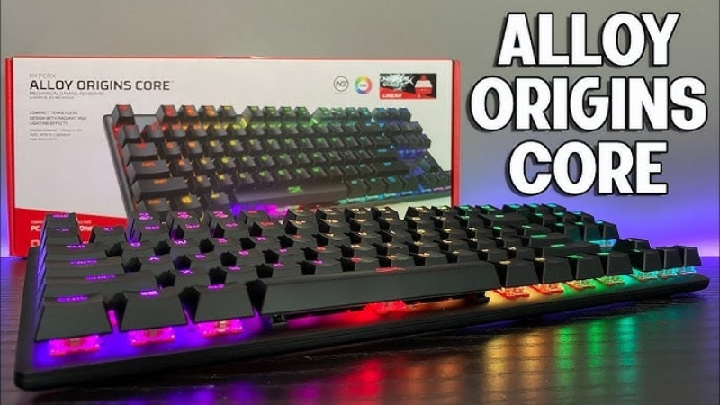 &agrave;n Ph&iacute;m Cơ C&oacute; D&acirc;y Gaming HP HyperX Alloy Origins Core 4P5P3AA v&agrave; 4P5P1AA