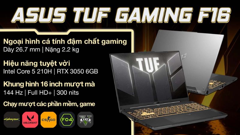 Asus TUF Gaming F16 FX607VJ - RL035W