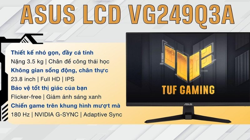 Asus Gaming TUF 23.8 inch Full HD VG249Q3A