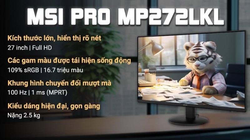 MSI PRO 27 inch Full HD MP272LKL