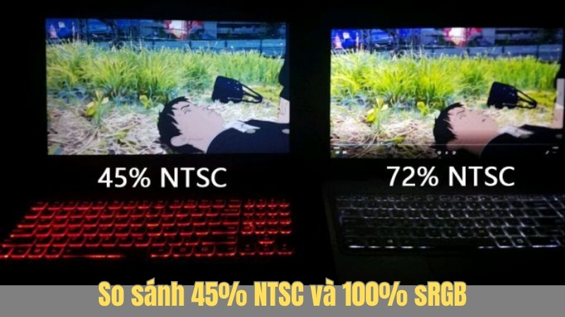 Nhiều laptop giá rẻ chỉ có độ phủ màu 45% NTSC Nhiều laptop giá rẻ chỉ có độ phủ màu 45% NTSC