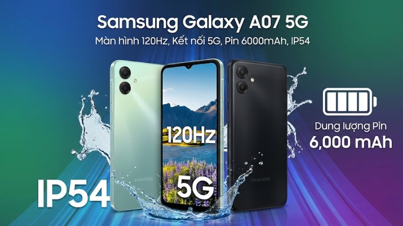 Điện thoại Samsung Galaxy A07 5G Điện thoại Samsung Galaxy A07 5G
