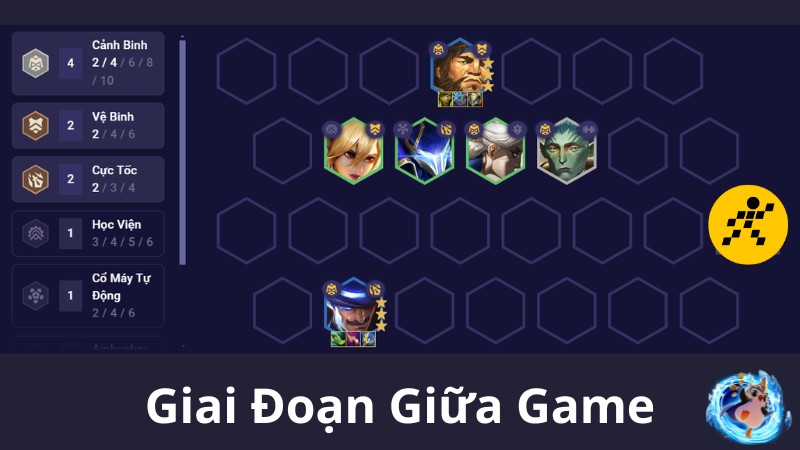 Cách chơi đội hình Cảnh Binh DTCL Mùa 13 Giữa Game Cách chơi đội hình Cảnh Binh DTCL Mùa 13 Giữa Game