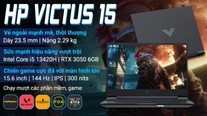 Laptop HP Gaming VICTUS 15 fa2731TX - B85LNPA Laptop HP Gaming VICTUS 15 fa2731TX - B85LNPA