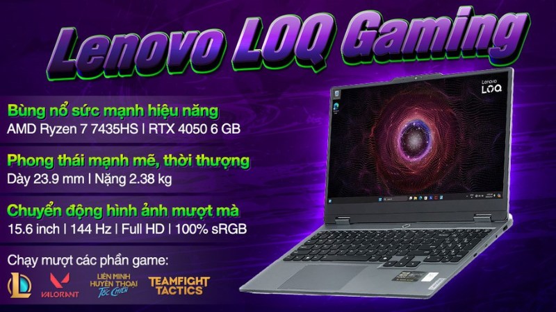 Laptop Lenovo Gaming LOQ 15ARP9 - 83JC00J0VN Laptop Lenovo Gaming LOQ 15ARP9 - 83JC00J0VN