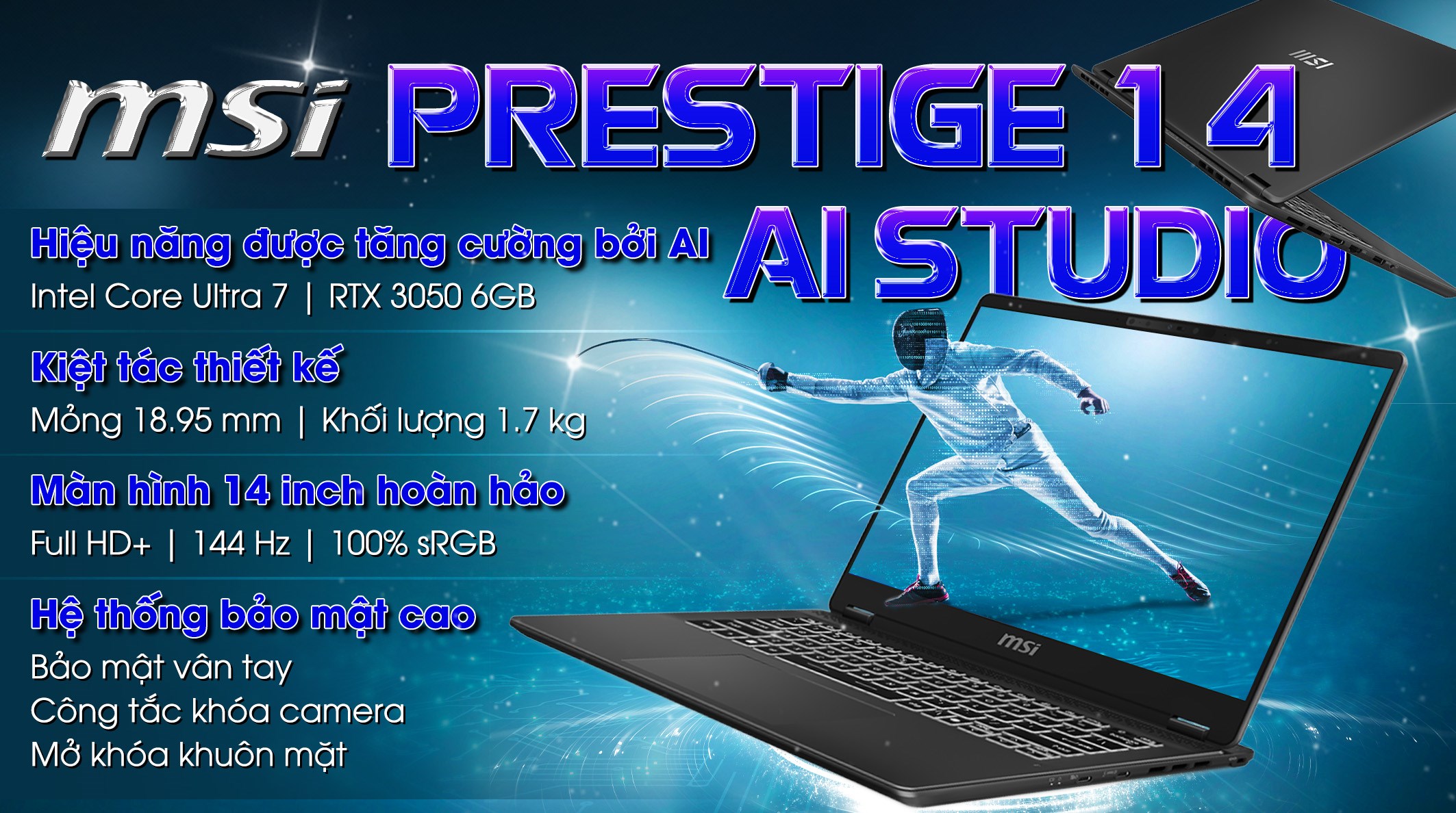 MSI Prestige 14 AI Studio C1UDXG