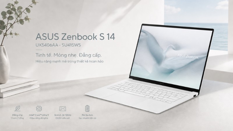 Laptop Asus Zenbook S 14 UX5406AA - SU415WS
