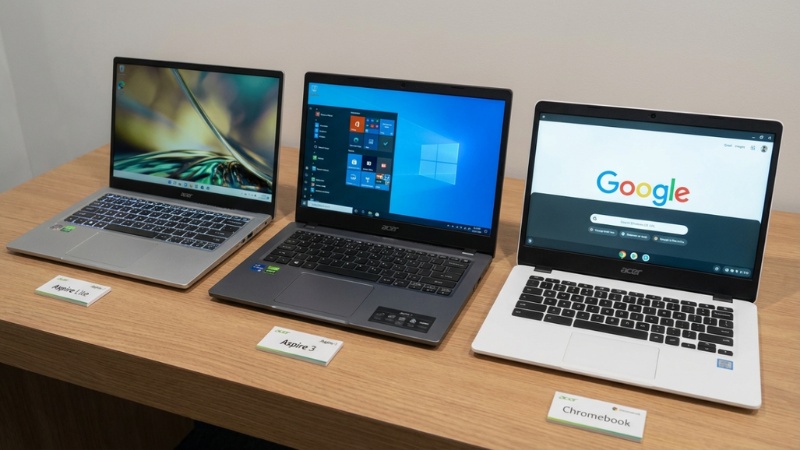 Acer - Aspire Lite, Aspire 3, Chromebook