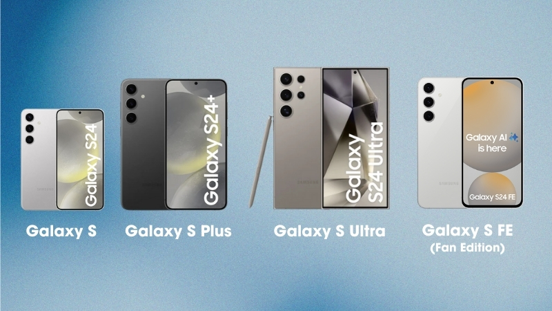 Theo phiên bản (Galaxy S, Plus, Ultra, FE) Theo phiên bản (Galaxy S, Plus, Ultra, FE)