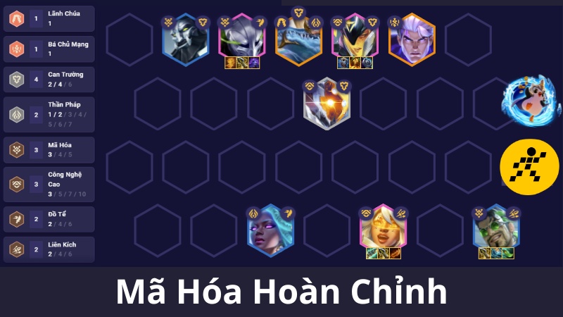Cách chơi đội hình Mã Hóa ĐTCL Mùa 14 cuối Game