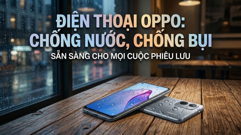 Top điện thoại OPPO chống nước, chống bụi