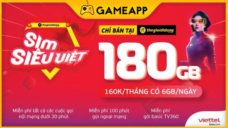 Sim Si&ecirc;u Việt Viettel - Duy nhất tại Thế Giới Di Động