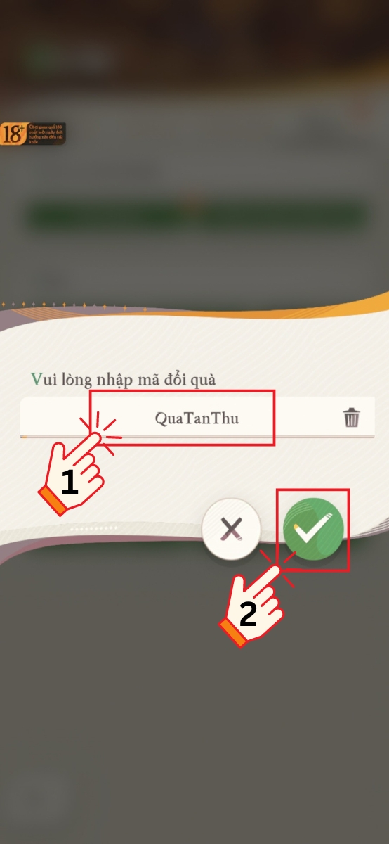 Nhập code