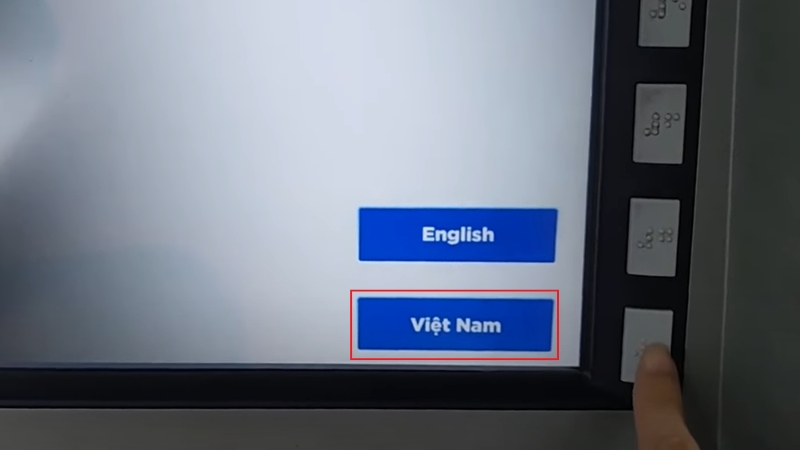 Chọn ng&ocirc;n ngữ Tiếng Việt hoặc Tiếng Anh
