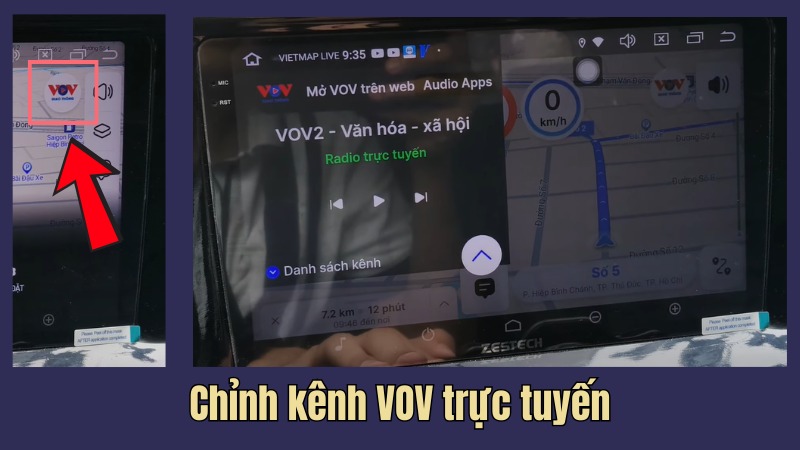 Chỉnh kênh VOV trực tuyến Chỉnh kênh VOV trực tuyến