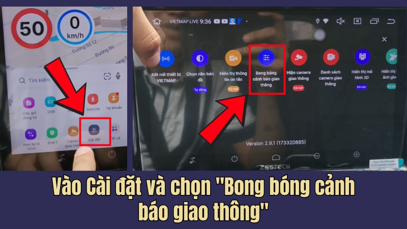 Vào Cài đặt và chọn Vào Cài đặt và chọn