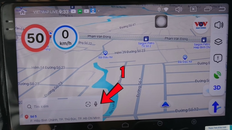 Bấm vào ô tìm kiếm góc dưới bên trái màn hình Bấm vào ô tìm kiếm góc dưới bên trái màn hình