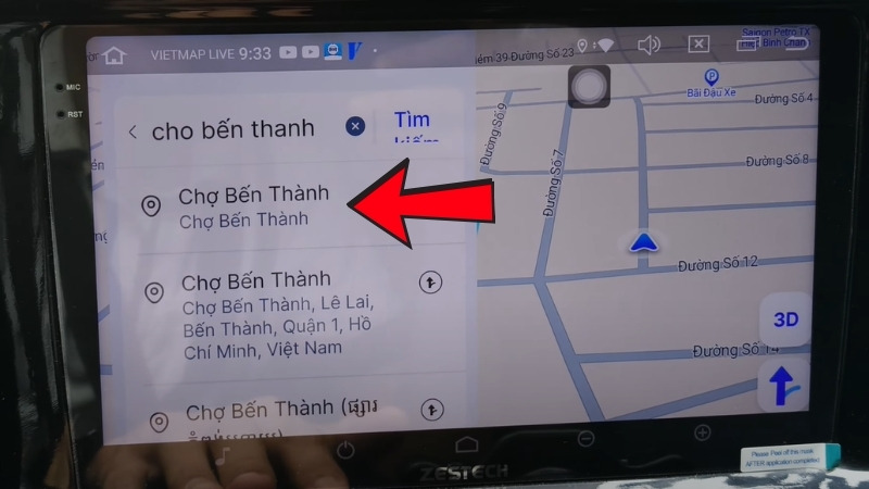 Xác nhận địa điểm đúng từ kết quả tìm kiếm. Xác nhận địa điểm đúng từ kết quả tìm kiếm