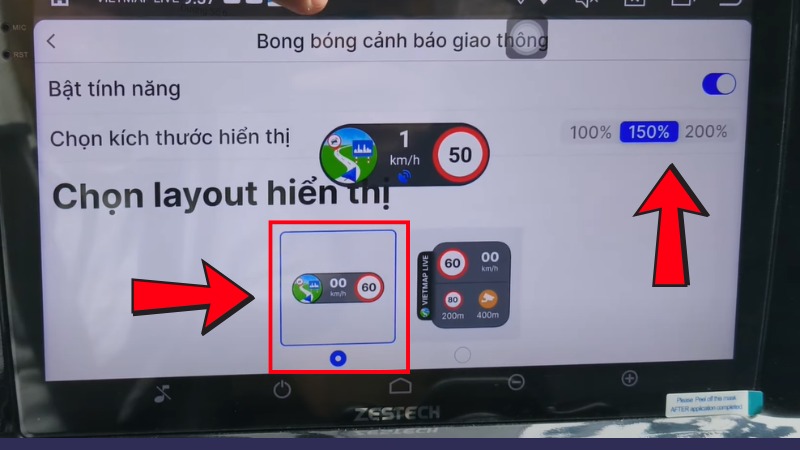 Chọn Layout và kích thước cho Bong bóng Chọn Layout và kích thước cho Bong bóng