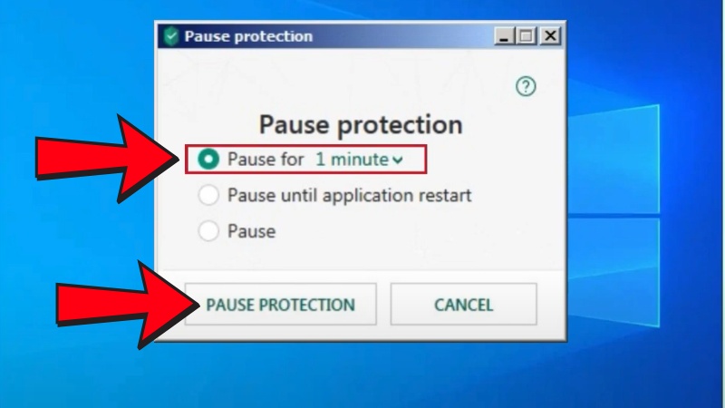 C&aacute;ch tắt Kaspersky tr&ecirc;n m&aacute;y t&iacute;nh bước 3
