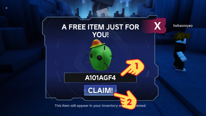 Nhập code và bấm Redeem để nhận quà Nhập code và bấm Redeem để nhận quà