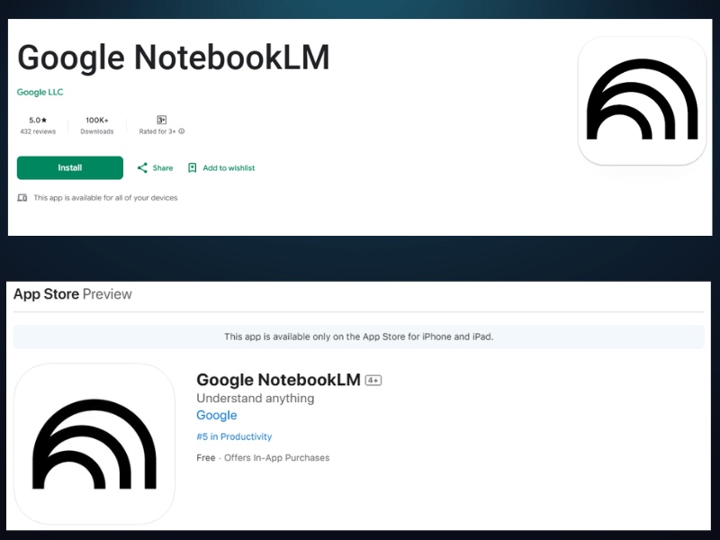 C&aacute;ch tải v&agrave; đăng nhập ứng dụng Google NotebookLM