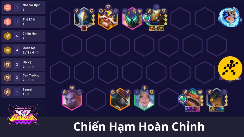 Cách chơi đội hình Chiến Hạm ĐTCL Mùa 15 cuối Game