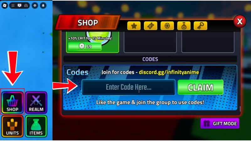 C&aacute;ch nhập code Fight Anime Bosses Roblox&nbsp;