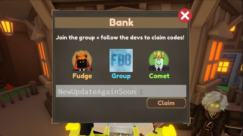 Nhập Code v&agrave;o &ocirc; v&agrave; bấm Claim để nhận qu&agrave;