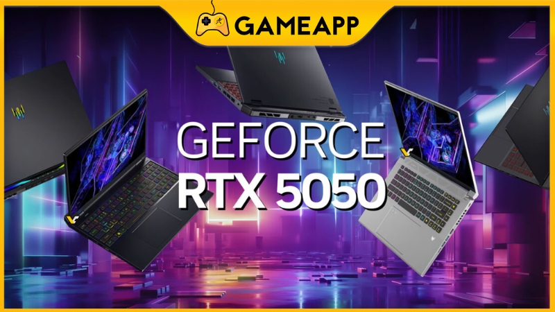 Tổng hợp c&aacute;c mẫu laptop RTX 5050