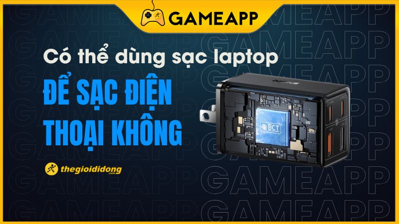 Liệu c&oacute; thể d&ugrave;ng sạc laptop để sạc điện thoại kh&ocirc;ng?