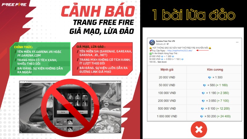 Nguy&ecirc;n nh&acirc;n khiến mất acc Free Fire