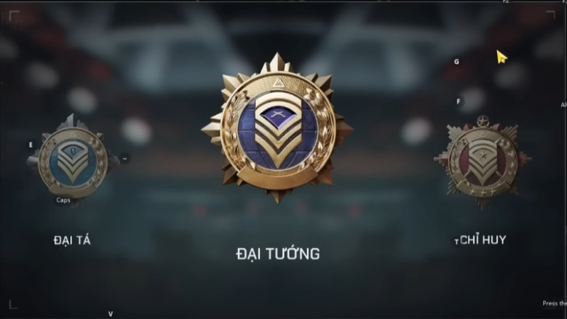 Rank trong Delta Force Garena