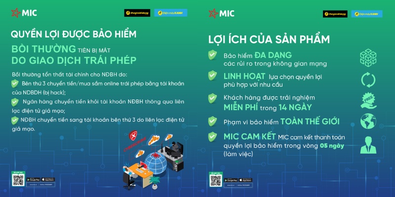C&aacute;c quyền lợi chung của bảo hiểm an ninh mạng c&aacute; nh&acirc;n