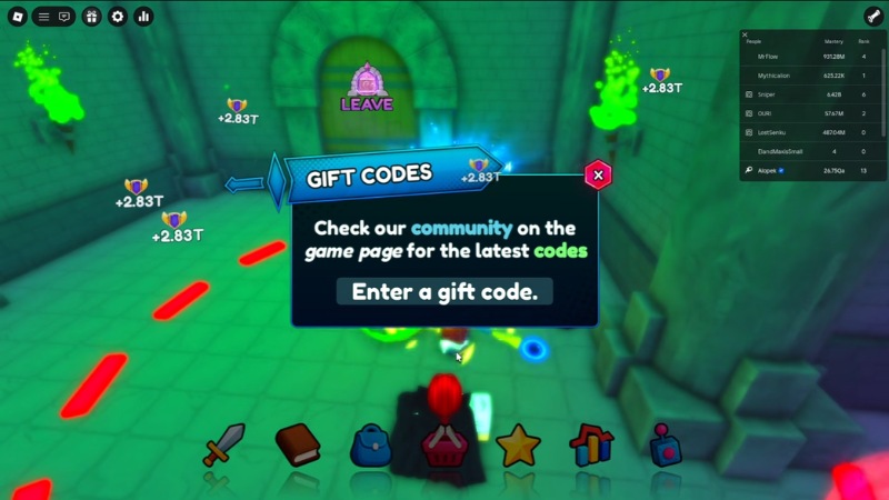 C&aacute;ch nhập code Anime Weapons Roblox&nbsp;